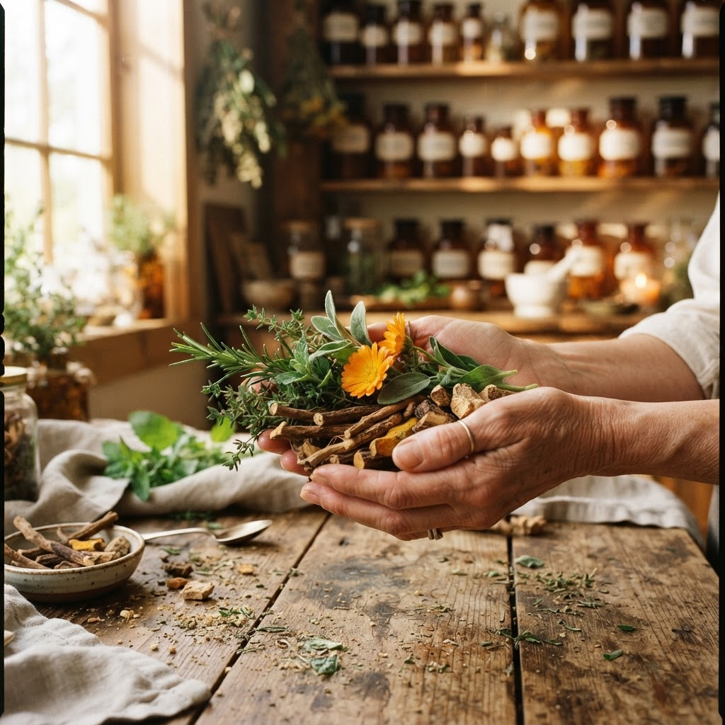 Traditional Ayurvedic herbs