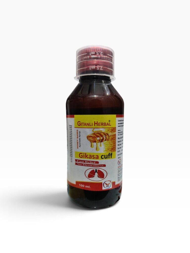 Gitanli Herbal Gikasa Cuff Syrup 100ml – Ayurvedic Cough & Bronchitis Syrup
