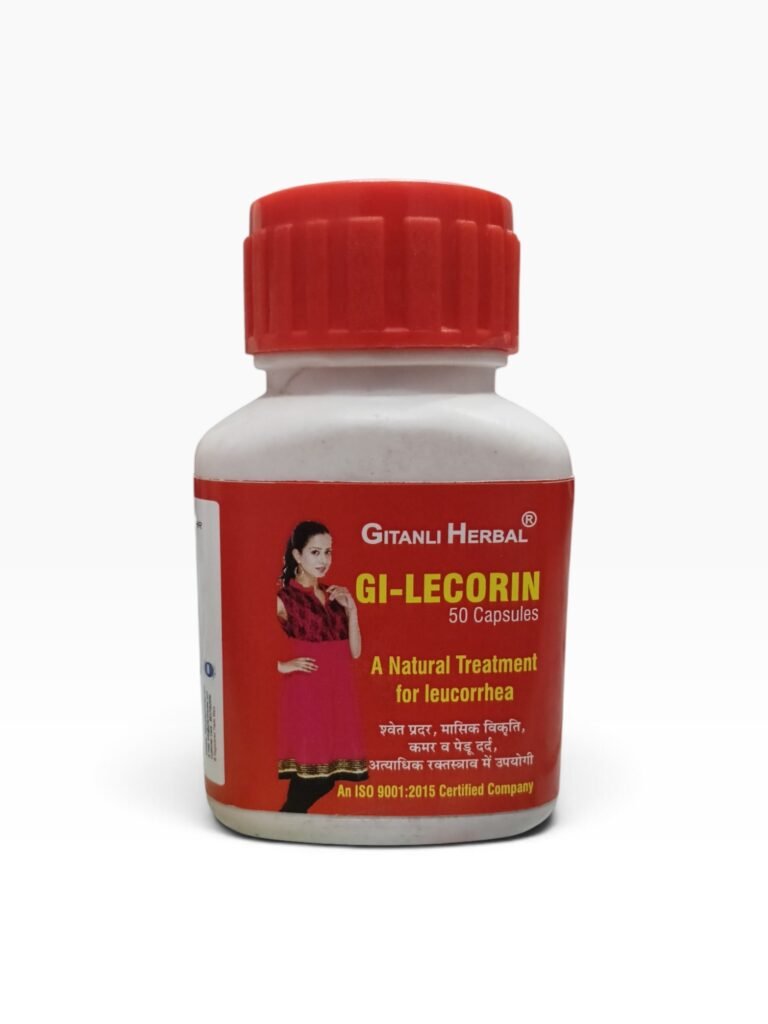 GI-Lecorin 50 Capsules – Herbal Support for Leucorrhea