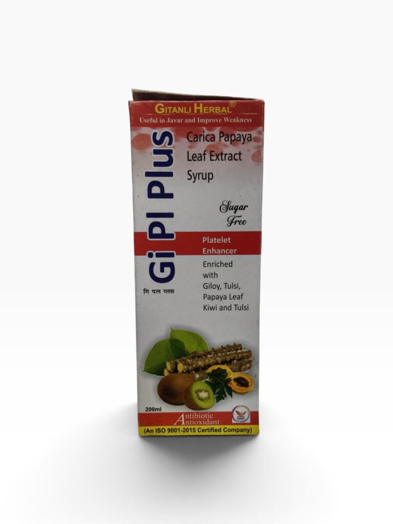 Gitanli Herbal GI-PL Plus Carica Papaya Leaf Extract Syrup 200ml